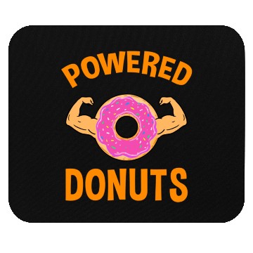 Discover Powered by Donuts for Donut Lover Mouse Pads