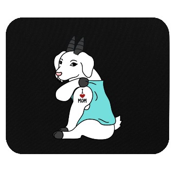 Discover I Love Mom Tattoo Goat Mouse Pads