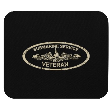 Discover Vintage Us Navy Submarine Service Veteran T Mouse Pads