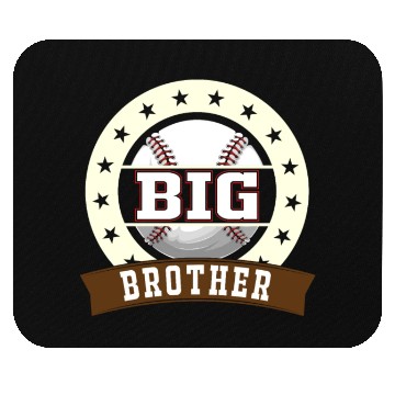 Discover Big Brother Baseball Son Baseball Fan Mouse Pads