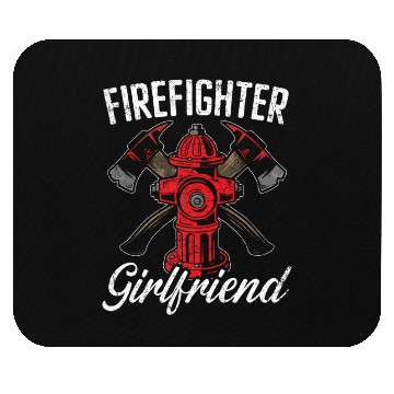 Discover Firefighter Girlfriend Firefighting Fireman Fire Mouse Pads