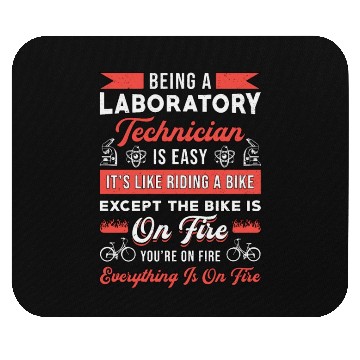 Discover Being A Laboratory Technician Science Lab Tech Mouse Pads