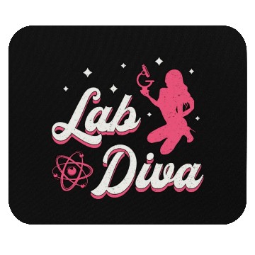 Discover Lab Diva Laboratory Technician Science Lab Tech Mouse Pads