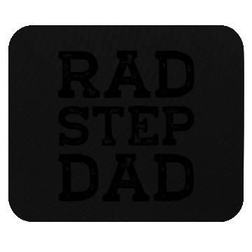 Discover Rad Step Dad Fathers Day Mouse Pads