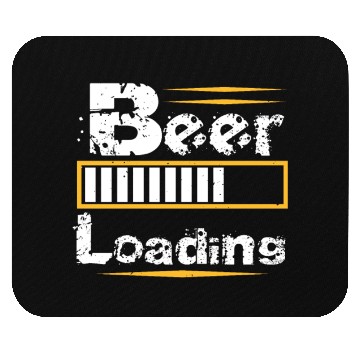Discover Beer Loading Mouse Pads