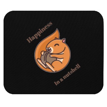 Discover Happy squirrel Mouse Pads