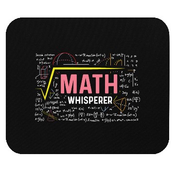 Discover Math Whisperer University Professor Gift Mouse Pads