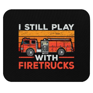 Discover Firefighting Fireman Firefighter Fire Firewoman Mouse Pads