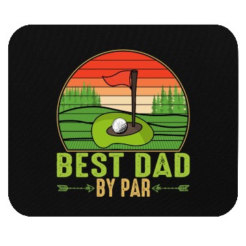 Discover Best Dad By Par Golfing Fathers Day Matching Mouse Pads