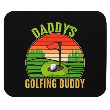 Discover Daddy's Golfing Buddy Fathers Day Mouse Pads