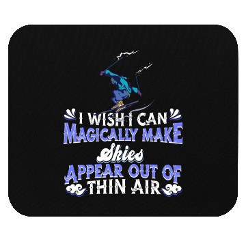 Discover Skiing Skier Ski Mouse Pads