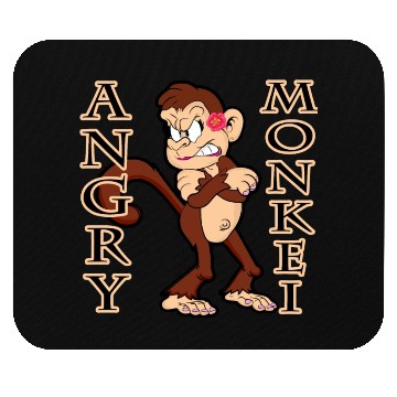 Discover Angry Monkei Mouse Pads