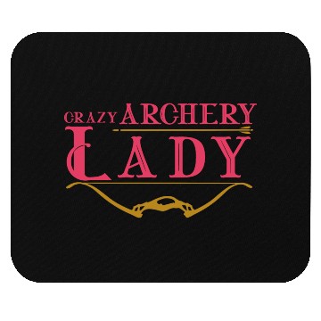 Discover Crazy Archery Lady Archer Mouse Pads