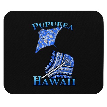 Discover Pupukea Vacation Tribal Stingrays Mouse Pads