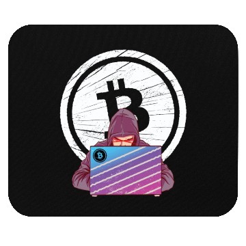 Discover Funny Bitcoin Crypto Blockchain Btc Fun Lovers Mouse Pads