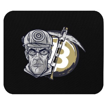 Discover Funny Bitcoin Crypto Blockchain Btc Fun Lovers Mouse Pads
