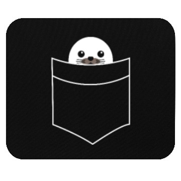 Discover Seal In The Pocket harbor Seal Sea Lion Ocean Mouse Pads