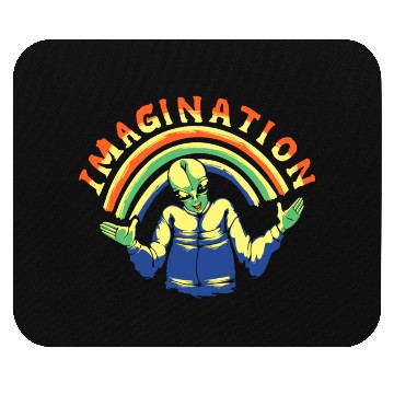 Discover Alien Imagination Vintage Mouse Pads