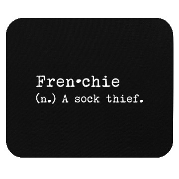 Discover A Sock Thief French Bulldog Mouse Pads