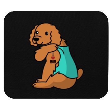Discover I Love Mom Tattoo Cocker Spaniel Mouse Pads