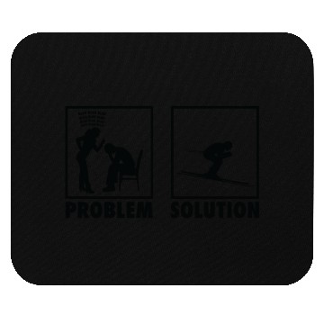 Discover Skiing Skiers Statement Problem Solution. Mouse Pads