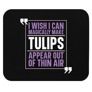 Discover Tulip Garden Gardening Mouse Pads