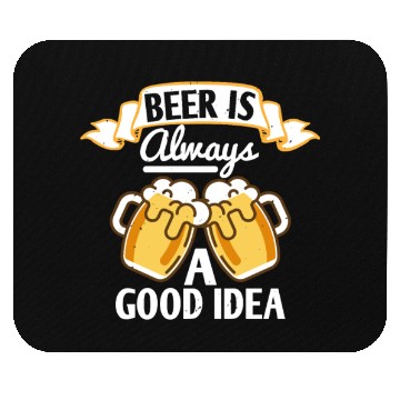 Discover Beer is always a good idea Mouse Pads