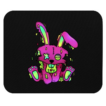 Discover Toxic Bunny Mouse Pads