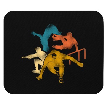 Discover Parkour Free Running Traceur Retro Mouse Pads