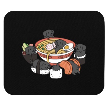 Discover Great Dane Ramen Sushi Mouse Pads
