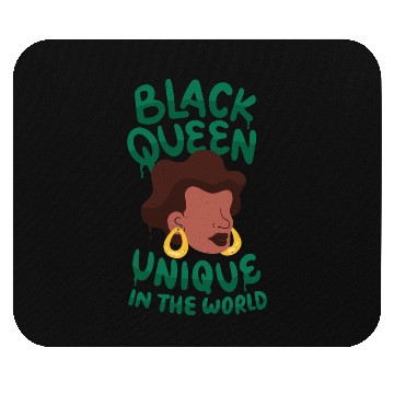 Discover Black unique in the world Queen Black queen unique Mouse Pads