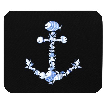 Discover anchor fishes fish sea Kulifish sunset Mouse Pads