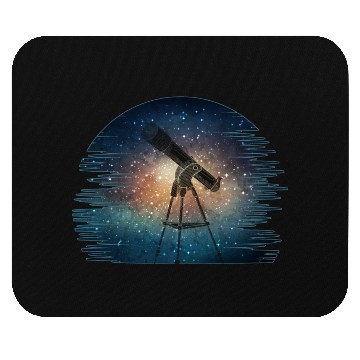 Discover Telescope Solar System Stars Galaxy Astronomer Mouse Pads