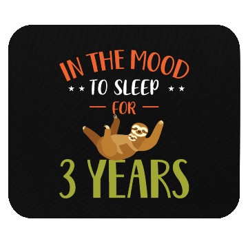 Discover Sloth Sloths, Sleeping, Three, Years Mouse Pads