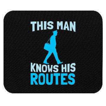 Discover Mailman Postal Worker Mail Carrier Mouse Pads