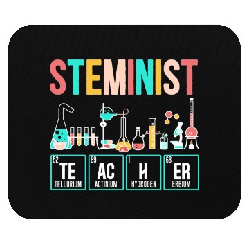 Discover Steminist Teacher Engineering Biologist Science Mouse Pads
