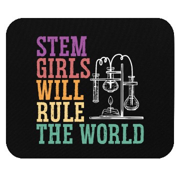 Discover STEM Girls Will Rule The World Engineering Science Mouse Pads