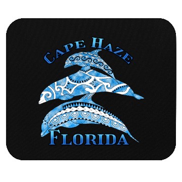 Discover Cape Haze Florida Vacation Tribal Dolphins Mouse Pads