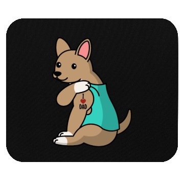 Discover I Love Dad Chihuahua Mouse Pads