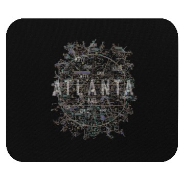 Discover Atlanta Pilot Aviation Air Traffic Control Airspac Mouse Pads