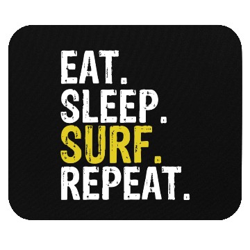 Discover Eat Sleep Surf Repeat Surfing Gift Mouse Pads