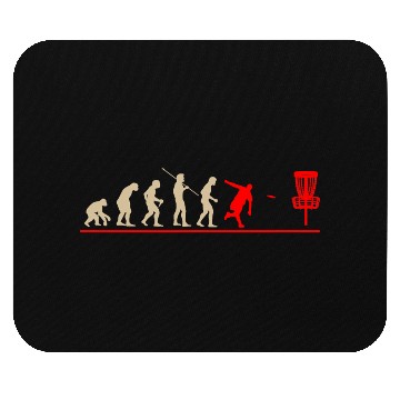 Discover Disc Golf Evolution Frolf Frisbee Gift Discgolf Mouse Pads