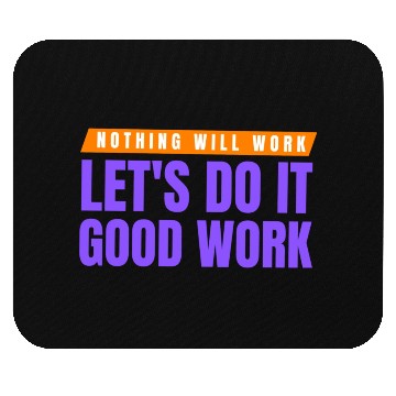 Discover Black and Yellow Simple Quotes Let's Do It Mouse Pads