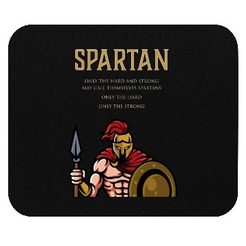 Discover Spartan Soldier Motivation Warrior Training Mouse Pads
