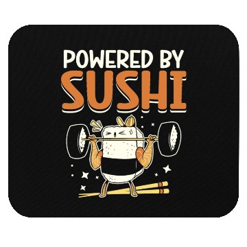 Discover Powered By Sushi Lover Japan Japanese Food Mouse Pads