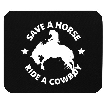 Discover horse cowboy Mouse Pads