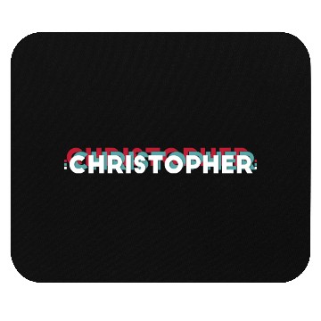 Discover Christopher Name, Funny Name Christopher 80s theme Mouse Pads