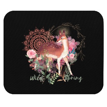 Discover Sweet Deer In Wild Spring - 11 Mouse Pads