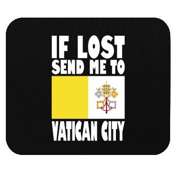 Discover Vatican City Flag Saying Mouse Pads