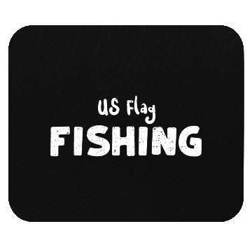 Discover US Flag Fishing - Fishing Mouse Pads